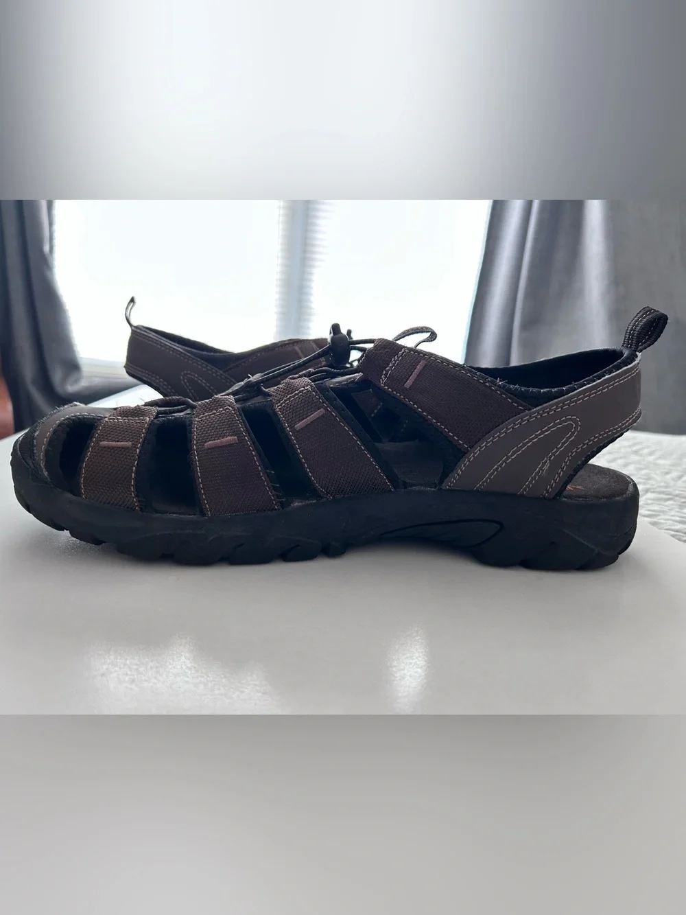 Gotcha Gulch Outdoor Hiking Fisherman Sandals Men’s Size 12 EU46 Brown Comfort